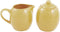 Sahara Sand Ceramic Creamer and Sugar Service Set with Lid