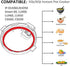 2 Pack Sealing Ring Silicone Gasket Seal Rings for 6 Qt Instant Pot Replacement Accessories Parts for Insta Pressure
