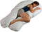 Navy U-Shaped Replacement Cover for Pregnancy Body Pillow