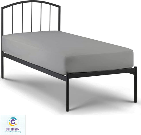 4 Set 30"X75", 4 7 Inch Cottingon Piece Cot Mattress Sheet Egyptian Cotton, Soft Sheets, Fits to Deep Pocket