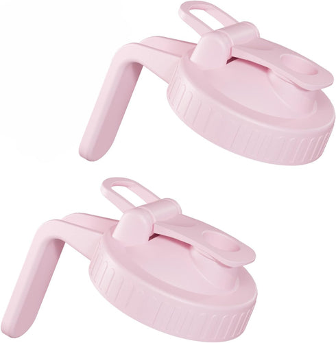 AoeJarry 2 Pack Wide Mouth Mason Jar Lids with Leak-Proof Seal, Mason Jar