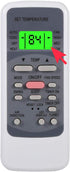 Replacement Air Conditioner Remote Control for Goodman Tgm Midea Models R51I4/BGE, R51I4/BGCE, UL-R51M/E