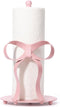 Pink Bow Paper Towel Holder Coutertop - Bow Accent Paper Towel Holder,