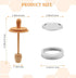 Sun3drucker Set 16 oz Wooden Mason Jar Honey Dipper with Lids - Honey Dipper Wooden Stick for Regular Mouth Mason Jars
