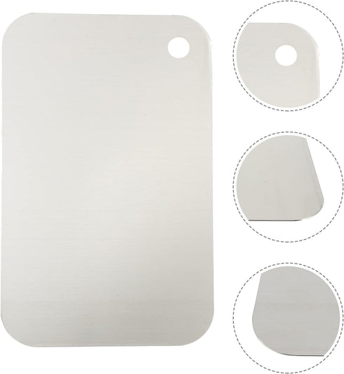 Stainless Steel Chopping Tray, Heavy Duty Cutting Board, Stainless Steel Board for Chopping