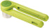 Joseph Joseph Helix Garlic Press Mincer - Ergonomic Twist-Action Hand Juicer - Stainless Steel, Green