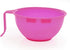 Colortrak Hair Dye Bowl Caddy, Includes Center Caddy Pole and Three Color Coded Bowls with Brushes