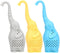 Tvoip 3Pcs Tea Infuser - Cute Small Elephant Silicone Tea Strainer for Loose Leaf Tea