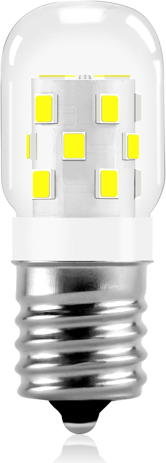 E17 LED Bulb Microwave Oven Appliance Light Bulb - 3W Power Saving, 380LM, 6000K Daylight White, 1 Pack.