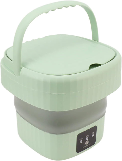 Portable Washing Machine - Foldable Mini Washer with Spin Dryer for Underwear, Baby Clothes, Small Items, Travel