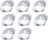 LONGWIN 30mm Crystal Diamond Themed Dinner Party Table Decoration, Pack of 8, Clear