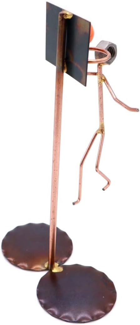 Basketball Lay Up Collectible Handmade Metal Art Figurine, Desk Accessories, Trophy, Office D cor, Sports Gift
