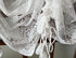 FADFAY Elegant White Lace Embroidered Sheer Balloon Curtains, Adjustable Tie-Up Curtain, 1 Panel, 78''*78''.