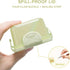 6Pcs Small Food Storage Containers, Airtight Leakproof Lids, Small Freezer Containers for Condiment Sauce, 5oz