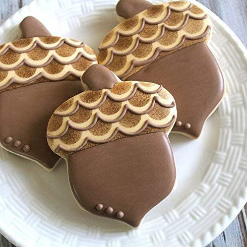 Acorn Woodland Cookie Cutter, 3.5", Made in USA by Ann Clark