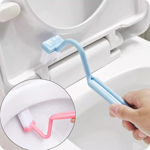 Xemnys Grout Tile Brush, Under Rim Toilet Brush, Crevice Cleaning Brush Gap Cleaner Tool