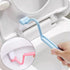 Xemnys Grout Tile Brush, Under Rim Toilet Brush, Crevice Cleaning Brush Gap Cleaner Tool