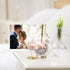 24 Pcs Mini Place Card Holders and 24 Pcs Place Cards with Gold Foil Border for Wedding, Birthday