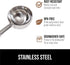 GORILLA GRIP Stainless Steel Cookie Scoop, 2 TBSP, Multipurpose Melon Baller and Meatball Spring Scoops, Black