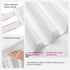 RIMELA White Bed Skirt Queen Size 15 Inch Drop, Elastic Bed Skirting for Bed Base and Frame, Lightweight Adjustable