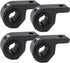 Motorcycle Mounting Bracket 4Pcs - Universal Clamp for 0.75" 1" 1.25" Horizontal Bull Bar Work Auxiliary Lights