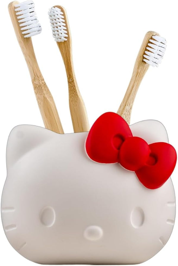 Collectibles Hello Kitty Toothbrush Holder - Makeup Brushes/Pens Tumbler, (Officially Licensed Product)