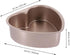 BESTOYARD 6 Inch Heart Cake Pan, Stainless Steel Non-Stick Cheesecake Baking Mold with Removable Bottom for Weddings