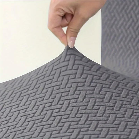 LIULIWEIFA Set 4/2/1 Counter Gray,2pcs Bar Stool Covers Rectangle of Saddle Bar Stool Covers Slipcover Stool Cushion