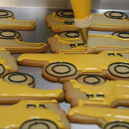 Construction Dump Truck Cookie Cutter - 4.5", Made in USA by Ann Clark