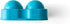 Houdini Large Sphere Ice Tray Mold, Makes Four Ice Balls, Blue