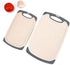 Cutting Boards For Kitchen, Anti-Skid Eco-Wheat Straw Cutting Board Set (3 Pcs), Dishwasher Safe (light brown)