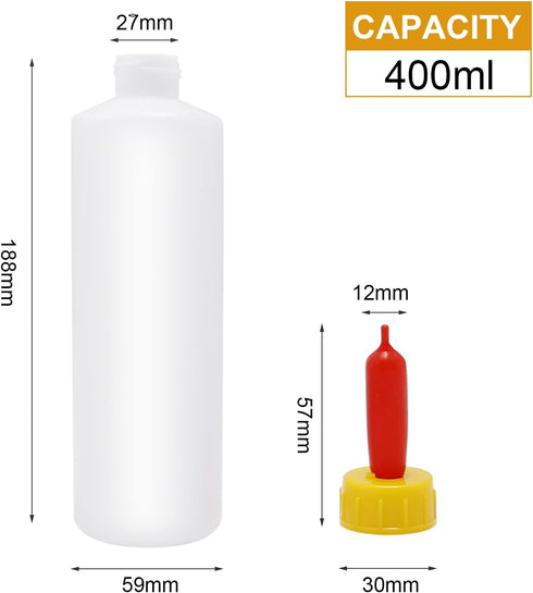 ZUDKSUY 5 Sets 400ml (400ml 5) (5 Pack) Goat Bottle Lamb Feeding Bottle, Lamb Goat Nipples, Kid Livestock Drink Bottle