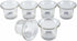 Clear Chunky Glass Lip Votive Candle Holders - Tealight Votive Cups for Wedding Proposal, Spa, Aromatherapy, Meditation