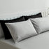 NTBAY King Pillowcase Set, 2 Pack Brushed Microfiber 20x36 Pillowcases, Soft, Black with Envelope Closure