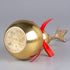 BRABUD Chinese Feng Shui Alloy Gourd Statue, Gold Wu Lou Figurine for Good Luck Wealth Home Decoration (6.3'') ZD081