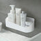 SUNFICON Adhesive Shower Caddy, Wall Mounted Bathroom Shelf Organizer with 2 Clear Adhesives for Shower Room