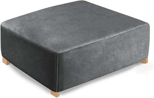 Ottoman Covers Slipcover Square Ottoman Covers Protector for Footrest Foot Stool Furniture