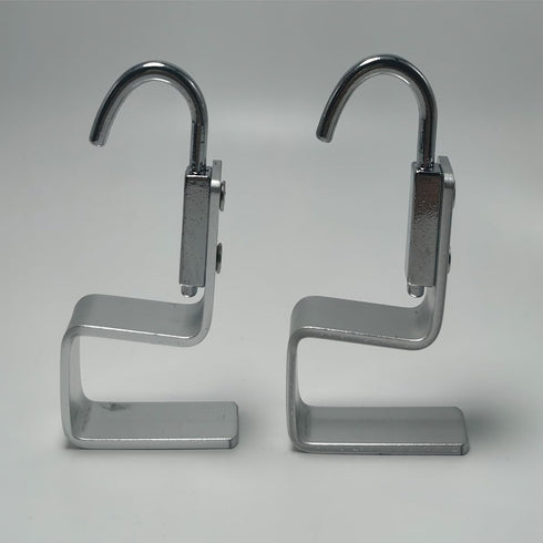 2 Pcs Desk Hook, Student Desktop Nail-Free Hook, Table Hook for Schoolbag, Space Aluminium Alloy Hanger Hooks