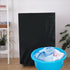 Dustproof Waterproof Washing Machine Cover, Black Top Load Protection Cover for Indoor/Outdoor Use