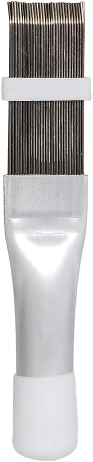 2 PCS Stainless Steel Fin Comb, Air Conditioner Fin Cleaner Repair Tool, Air Conditioning Brush