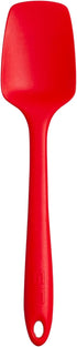 GIR: Get It Right Premium Seamless Spoonula, Non-Stick Heat Resistant Silicone Scraper Spatula, Mini 8 IN (Red)