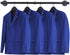 Industrial Pipe Clothing Rack, 30'' Wall Mounted Heavy Duty Metal Hanging Rod for Retail Display and Storage