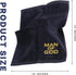 Swanson Christian Products Black Hand Towel Man of God with Gold Embroidery, Pastor Appreciation Gift, Face Towel