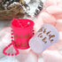 Bridal Shot Glass Necklace, 12 PCS Pink and White with Gold Foil for Bachelorette Party