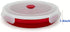 1200ml Large Camping Bowl with Foldable Spoon, Collapsible Bowl with Lid for Travel and Food Storage