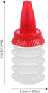 ABOOFAN 2 Pcs Cookie Icing Bottles Squeeze Writer Bottles Squeeze Bottles with Couplers and Stainless Steel Tips Clear Dispenser Decorating Cookies Cake Cupcakes Sweet Round Bakeware by ABOOFAN