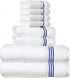 8-Piece Premium Towel Set, 2 Bath Towels, 2 Hand Towels, and 4