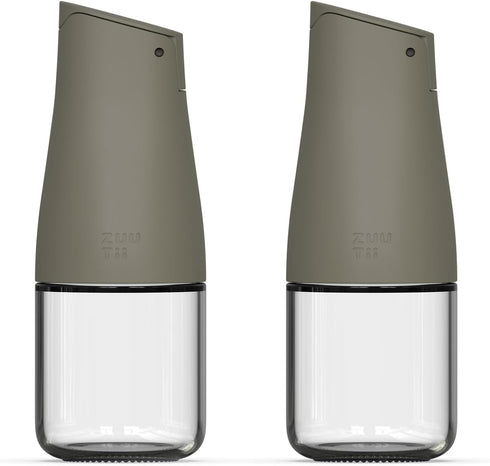 Zuutii Olive Oil and Vinegar Dispenser Set, 5.8Oz Glass Oil Bottle Set