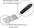 2 Pack Small Metal Spatula, Mini Stainless Steel Spatula for Flipping and Baking with Non-Slip Handle