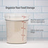Cambro 4 QT Round Food Storage Container with Lid (2 Pack) - Clear